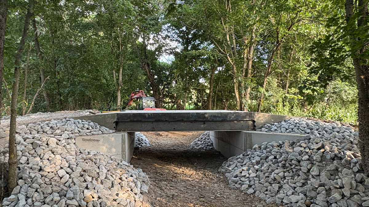 Bridge Slope Repair Services in Clarksville. Lee's Excavation LLC serving Tennessee & Kentucky.